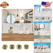 42" Extra Tall Retractable Baby Gate - 159" Extra Wide & Space-Saving Design