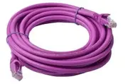 8WARE Cat6a UTP Ethernet Cable 5m Snagless Purple