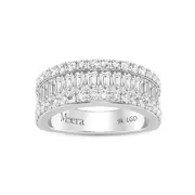 Meera Baguette Channel Ring with 2.00ct of Laboratory Grown Diamonds in 9kt White Gold
