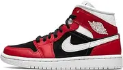 [Jordan] Womens WMNS Air 1 Mid Gym Red/Black Bq6472 601 - Size 7W