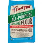 Bob'S Red Mill Flour White Unbleached Organic 5-Pound