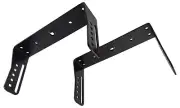 Lot of 2 Workman C29X Heavy Duty Brackets For Cobra 29 Radios 4.25" Tall - BLACK