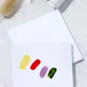 100 Pcs Tinting Glue Paper Nails Art Toning Palettes Nail Polish Tray CR
