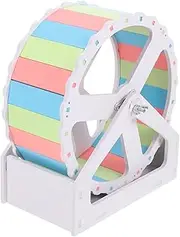 ERINGOGO 1Set Hamster Running Wheel Quiet Exercise Wheel for Hedgehog Chinchilla Guinea Pig Self Assembly Design for Animals Plaything Pet Cage Accessory