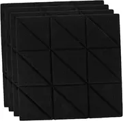ERINGOGO 4pcs Sound Proofing Panels for Walls Self Adhesive Acoustic Sound Isolation Pads Acoustic for Home Recording and Office Noise Reduction