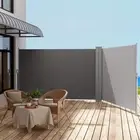 Privacy Screen, 2 X 6M Retractable Side Awning Roller Blind Sun Shade Outdoor