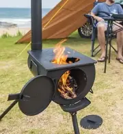 portable fire place cooking camping tent heater