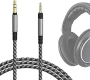 Geekria Audio Cable Compatible with Sennheiser HD 620S/599/599SE/598/598SE/598SR/560S/400PRO/579/569/550/505, 3.5mm to 2.5mm Braided Nylon Replacement Cord (10ft / 3m)