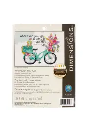 WHEREVER YOU GO Counted Cross Stitch Kit 70-65189 by Dimensions