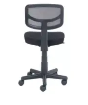 New Mainstays Mesh Office Task Chair with Plush Padded Seat Black