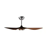 Hayman Indoor/Outdoor DC Ceiling Fan with LED Light & Remote - Timber