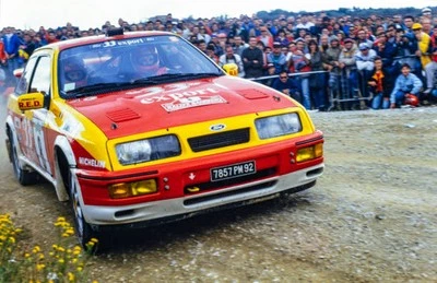 Didier Auriol Bernard Occelli Ford Sierra Cosworth San Remo Rally- 1987 Photo