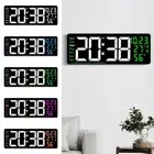 User Accessible Controls on the Remote for a 16 Inch Digital Wall Clock