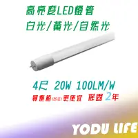 在飛比找蝦皮購物優惠-爆亮 樂亮 LED 日光燈管 T8 4尺 全電壓 廣角 省電