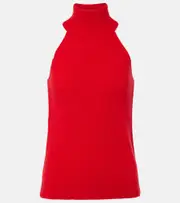 [Lisa Yang] Lisa Yang Freya racerback cashmere tank top M-L red