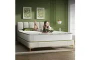 6cm Memory Foam Topper with Bamboo Mattress Cover - Queen