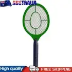 Bug Zapper Racket Electric Fly Swatter Handheld Battery Powered Zapper (Green) #