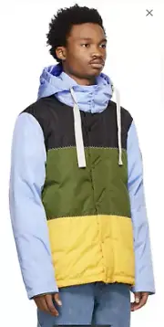MONCLER GENIUS 1 Moncler JW Anderson Blue Down Borealis Jacket size 0 NWT