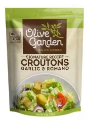 Garlic & Romano Seasoned Croutons, 5oz, Pack of 9 - Perfect for Salads & Soups
