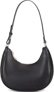 [WSRYDJDL] Crescent Shoulder Bags for Women Cute Hobo Tote Handbag Under the Arm Purses Mini Clutch Purse with Zipper Closure