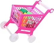 SUPVOX 1Pc Mini Supermarket Shopping Cart Simulation Grocery Cart for Creative Role Play for Developing Hand Eye Coordination and Independence