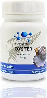 New Zealand Oyster Extract Powder - Zinc Supplement for Men and Women - Supports Immune Health, Energy and Nerve Function w/ Green Lipped Mussel - 500mg x 100 Capsules