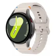Cream White For Samsung Galaxy Watch 7 6 5 4 FE 40mm 44mm Sport Silicone Watch Band Strap Au