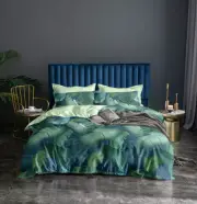Kalena Leaves Duvet/Doona/Quilt Cover Set Queen/King/Super King Size Bed M474