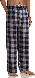[Alimens & Gentle] Men's Heavyweight Flannel Plaid Pajama Pants 100% Cotton Sleep Lounge Pant