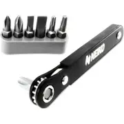 Neiko Ratchet Driver with Hex Bits 1/4" 7 Pcs