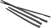 QASULER Car Door Edge Protector, for Jazz, Hatchback GD1 GD3 2003-2007 4pcs Car Outer Windows Rubber Weatherstrip Door Sealing Strip Car Roof Weatherstrip Seal