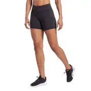 Reebok Lux Booty Shorts Black Women Fitness Sports Fitted Fit Activewear