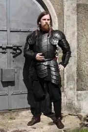 Medieval Dark Steel Knight Full Body Armor Undead Fighting Armor Costume For Men