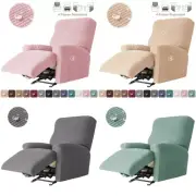 Recliner Sofa Cover Relax Chair Cover Polar Fleece Elastic Armchair Slipcover