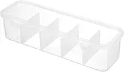 Cable Storage Box Organizer - Stationery Supplies Storage Box | Stackable Stationery Supplies Organizers Box with 10 Divider for Charging Cable