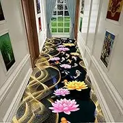 Non-Slip Runner Rug, Kitchen Hallway Corridor Carpet, Anti-Slip Floor Mat with Backing,1.4m x 2m