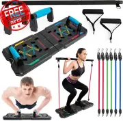 - Pilates Bar and Push up Board Kit - Color Coded Foldable Pushup Board Fitness