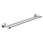 Caroma SAHARA DOUBLE TOWEL RAIL Dual Fixing, CHROME *Aust Brand - 600 Or 800mm