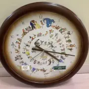 Super Discontinued Seiko Disney 100Th Anniversary Wall Clock