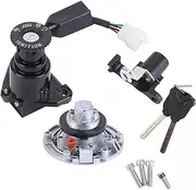 Ignition Key Switches for Italika 250Z 2019 2020 2021 2022 2023 2024 Fuel Tank Cover Motorcycle Ignition Switch Lock Keys Fuel Tank Cap Ignition Barrel Key Switch