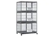 Triple Breeder Stackable Breeding Bird Parrot Cage