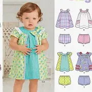 TinyTrends Baby Dress & Bloomers Set (NB-SML-LRG)