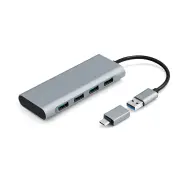 BLE USB- A Hub Adapter - 4 in1 with Type-C Connector. BL-4IN1PHUB722