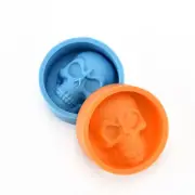 Pop Halloween 3D Skull Silicone Mold Chocolate Fondant Cake Making Baking Mould
