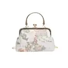 Temperament Retro Embroidery Handbag Gentle Cosmetic Bag Women