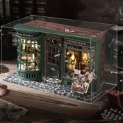Magic Shop DIY Wooden Dollhouse Miniature Doll House Kit with Furniture Roombox