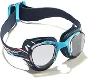 Decathlon Nabaiji Adults 100 Xbase Patterned Swimming Goggles Adult Navy Blue