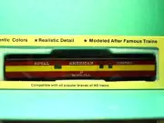 HO Scale Con-Cor Royal American Shows 72' Heavyweight Baggage Passenger Car Kit