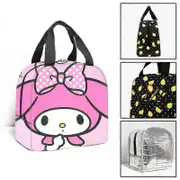 c1037 Kawaii Sanrio My Melody Kids School Insulated Lunch Bag Thermal Cooler Tote Food Children Printed Handbag tbd1037