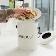 5L Kitchen Bench Compost Bin with Activated Carbon Filters